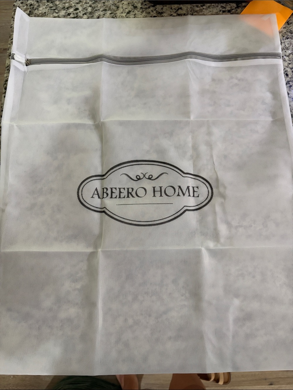 ABEERO HOME White Zippered laundry  Storage Bag
